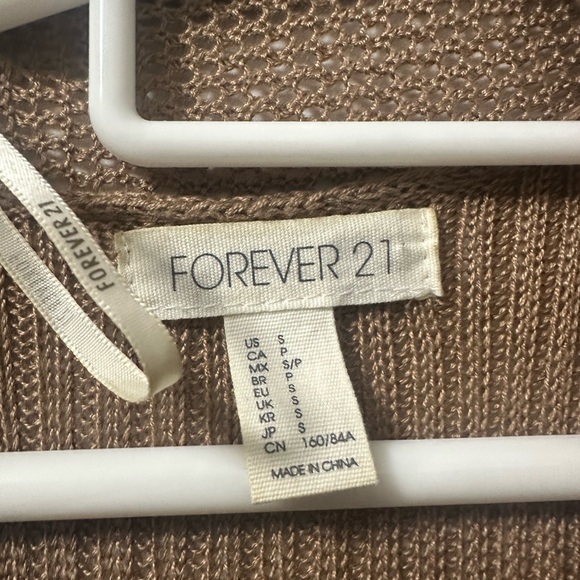 Crochet Forever 21 Half sleeve Long Cardigan - Picture 2 of 3